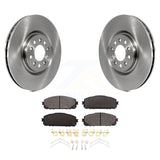 Front Disc Brake Rotors And Ceramic Pads Kit For Jeep Cherokee