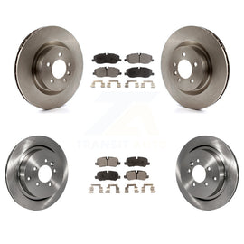 Front Rear Brake Rotor & Ceramic Pad Kit For Land Rover Range Sport Supercharged