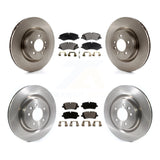 Front Rear Disc Brake Rotor Ceramic Pad Kit For Land Rover Range Sport Discovery