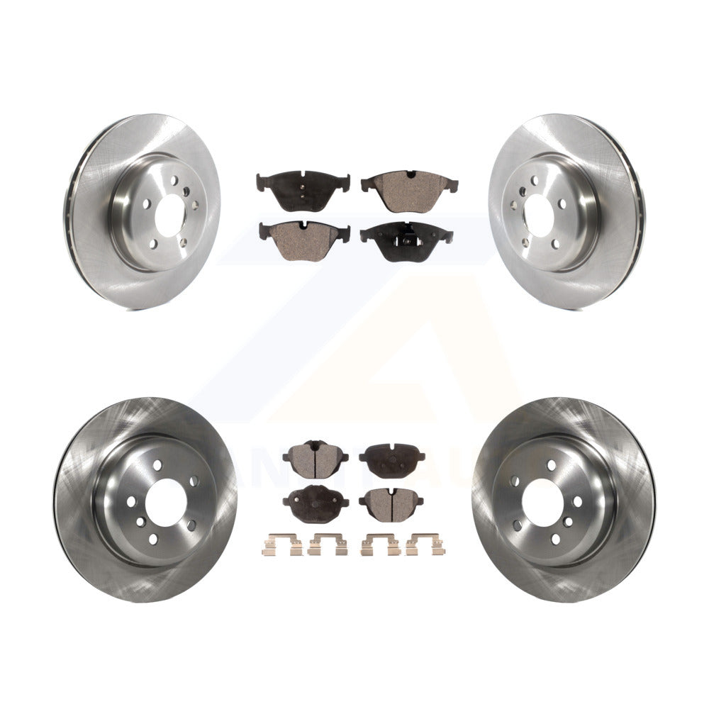 Front Rear Brake Rotor & Ceramic Pad Kit For BMW 535i xDrive 535d ActiveHybrid 5