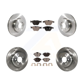 Front Rear Brake Rotor & Ceramic Pad Kit For BMW 535i xDrive 535d ActiveHybrid 5