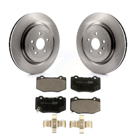 Rear Disc Brake Rotors And Ceramic Pads Kit For Chevrolet Camaro SS