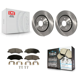 [Front] 2018-2023 Honda Odyssey Premium OE Brake Rotors & Ceramic Pads Kit For Max Braking