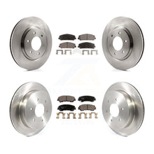 Charger l&#39;image dans la galerie, [Front+Rear] 2017-2023 Nissan TITAN Premium OE Brake Rotors &amp; Ceramic Pads Kit For Max Braking