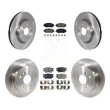 Charger l'image dans la galerie, Front Rear Disc Brake Rotors And Ceramic Pads Kit For Toyota Camry