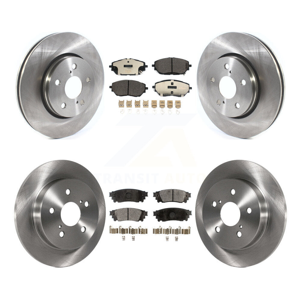 [Front+Rear] 2018 Toyota C-HR Premium OE Brake Rotors & Ceramic Pads Kit For Max Braking