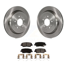 Load image into Gallery viewer, Rear Disc Brake Rotors And Ceramic Pads Kit For Cadillac ATS