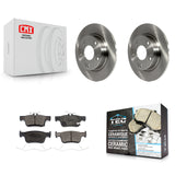 Rear Disc Brake Rotors And Ceramic Pads Kit For Honda Insight Civic