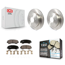 Charger l'image dans la galerie, [Rear] 2017-2023 Nissan TITAN Premium OE Brake Rotors &amp; Ceramic Pads Kit For Max Braking