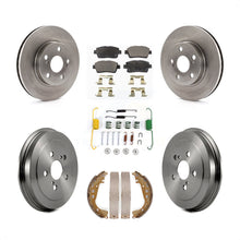 Charger l'image dans la galerie, Front Rear Disc Brake Rotor Ceramic Pad Drum Kit (7Pc) For 2000 Toyota Celica GT