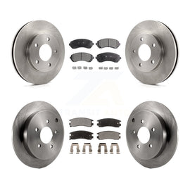 Front Rear Disc Brake Rotor & Ceramic Pad Kit For Buick Rendezvous Pontiac Aztek