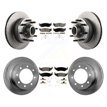 Load image into Gallery viewer, [Front+Rear] 2007 Ford E-150 To 10 16 06 Premium OE Brake Rotors &amp; Ceramic Pads Kit For Max Braking