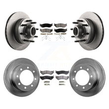 Charger l&#39;image dans la galerie, [Front+Rear] 2007 Ford E-150 From 10 17 06 Premium OE Brake Rotors &amp; Ceramic Pads Kit For Max Braking