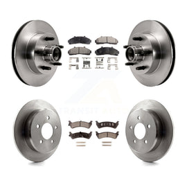 Front Rear Disc Brake Rotors And Ceramic Pads Kit For Ford Ranger