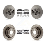 Front Rear Disc Brake Rotors And Ceramic Pads Kit For Mazda B2300