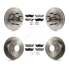Charger l'image dans la galerie, Front Rear Disc Brake Rotors And Ceramic Pads Kit For Ford F-150 F-250 HD