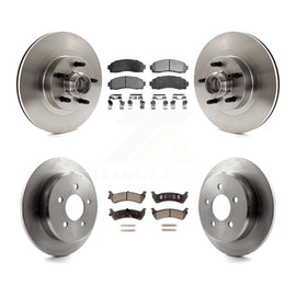 [Front+Rear] 2001 Ford Explorer Sport RWD Premium OE Brake Rotors & Ceramic Pads Kit For Max Braking