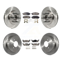 Charger l'image dans la galerie, Front Rear Disc Brake Rotor &amp; Ceramic Pad Kit For Ford F-150 Lincoln Mark LT RWD
