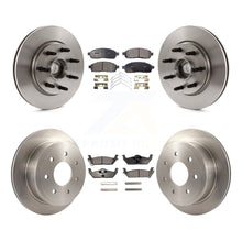 Load image into Gallery viewer, Front Rear Disc Brake Rotor &amp; Ceramic Pad Kit For Ford F-150 Lincoln Mark LT RWD