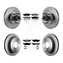 Load image into Gallery viewer, Front Rear Disc Brake Rotors Ceramic Pad Kit For Ford E-150 Club Wagon Econoline