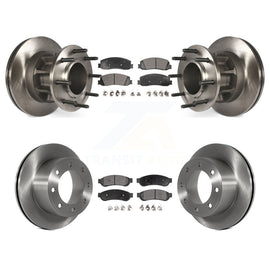 [Front+Rear] 2011-2012 Ford F-250 Super Duty RWD Premium OE Brake Rotors & Ceramic Pads Kit For Max Braking