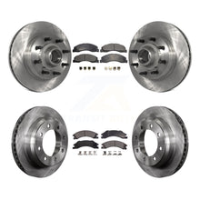 Load image into Gallery viewer, Front Rear Brake Rotor And Ceramic Pad Kit For Ford E-350 Super Duty E-250 E-150