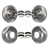 Front Rear Disc Brake Rotors And Ceramic Pads Kit For Ford E-450 Super Duty