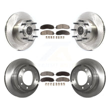 Charger l'image dans la galerie, Front Rear Disc Brake Rotors And Ceramic Pad Kit For Ford F-250 Super Duty F-350