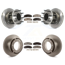 Load image into Gallery viewer, Front Rear Disc Brake Rotors And Ceramic Pad Kit For Ford F-350 Super Duty F-250