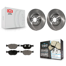 Charger l'image dans la galerie, [Front] 2006 Audi TT Quattro 3.2L Premium OE Brake Rotors &amp; Ceramic Pads Kit For Max Braking