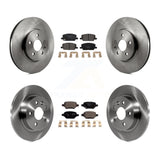 Front Rear Disc Brake Rotors And Ceramic Pad Kit For Chevrolet Trax Buick Encore