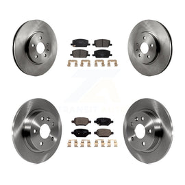 Front Rear Disc Brake Rotors And Ceramic Pad Kit For Chevrolet Trax Buick Encore