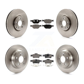 [Front+Rear] 2004-2005 Mercedes-Benz E500 AWD Premium OE Brake Rotors & Ceramic Pads Kit For Max Braking