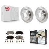 [Rear] 2014-2020 Acura RLX Premium OE Brake Rotors & Ceramic Pads Kit For Max Braking