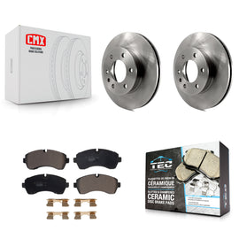 Front Brake Rotor And Ceramic Pad Kit For Sprinter 3500 Mercedes-Benz 2500 Dodge