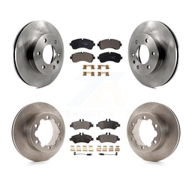 Front Rear Disc Brake Rotors And Ceramic Pad Kit For Mercedes-Benz Sprinter 3500