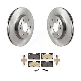 Front Brake Rotors Ceramic Pad Kit For Chevrolet Silverado 1500 GMC Sierra Tahoe