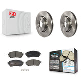 [Front] 2019-2021 Mazda 6 Naturally Aspirated Premium OE Brake Rotors & Ceramic Pads Kit For Max Braking