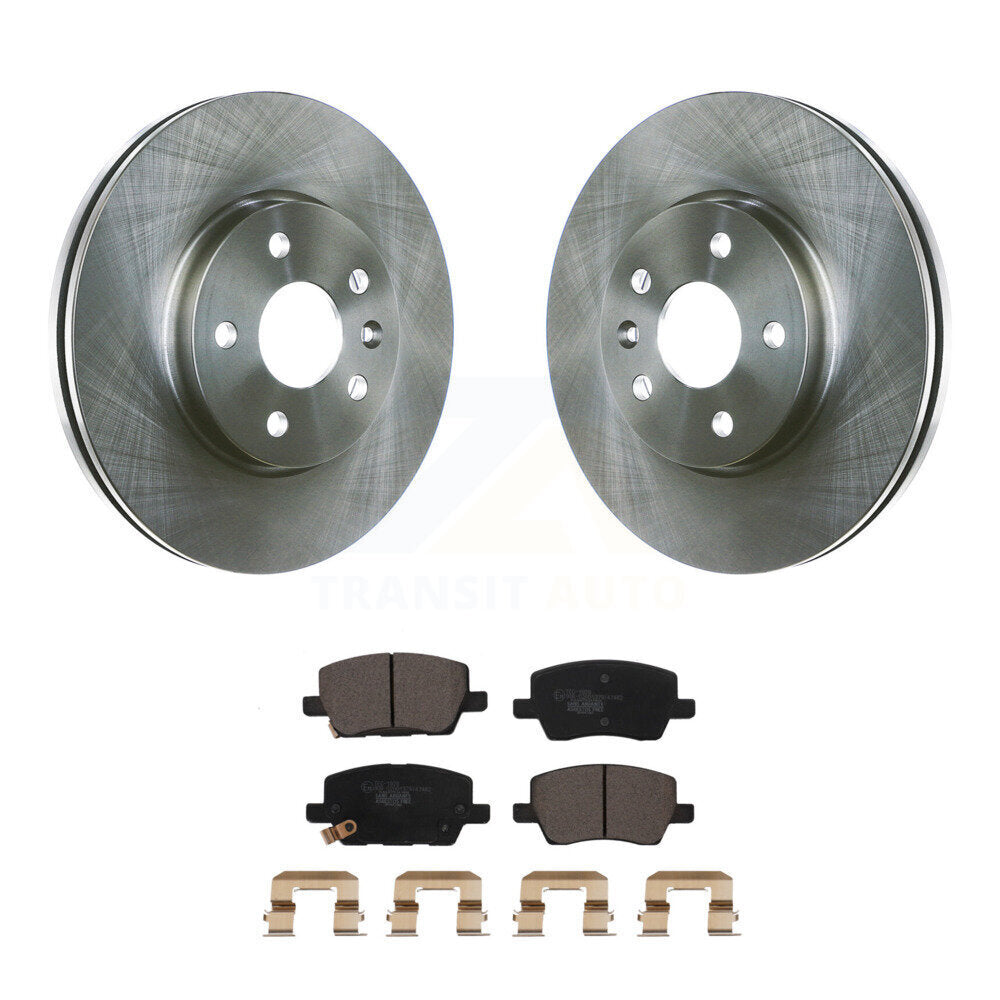 Front Disc Brake Rotors And Ceramic Pads Kit For 2018-2020 Chevrolet Sonic