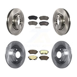 [Front+Rear] 19-21 Mazda 6 Naturally Aspirated Premium OE Brake Rotors & Ceramic Pads Kit For Max Braking