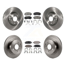 Charger l'image dans la galerie, Front Rear Disc Brake Rotors And Ceramic Pads Kit For Nissan Maxima