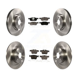 Front Rear Disc Brake Rotors And Ceramic Pads Kit For Land Rover Range Evoque