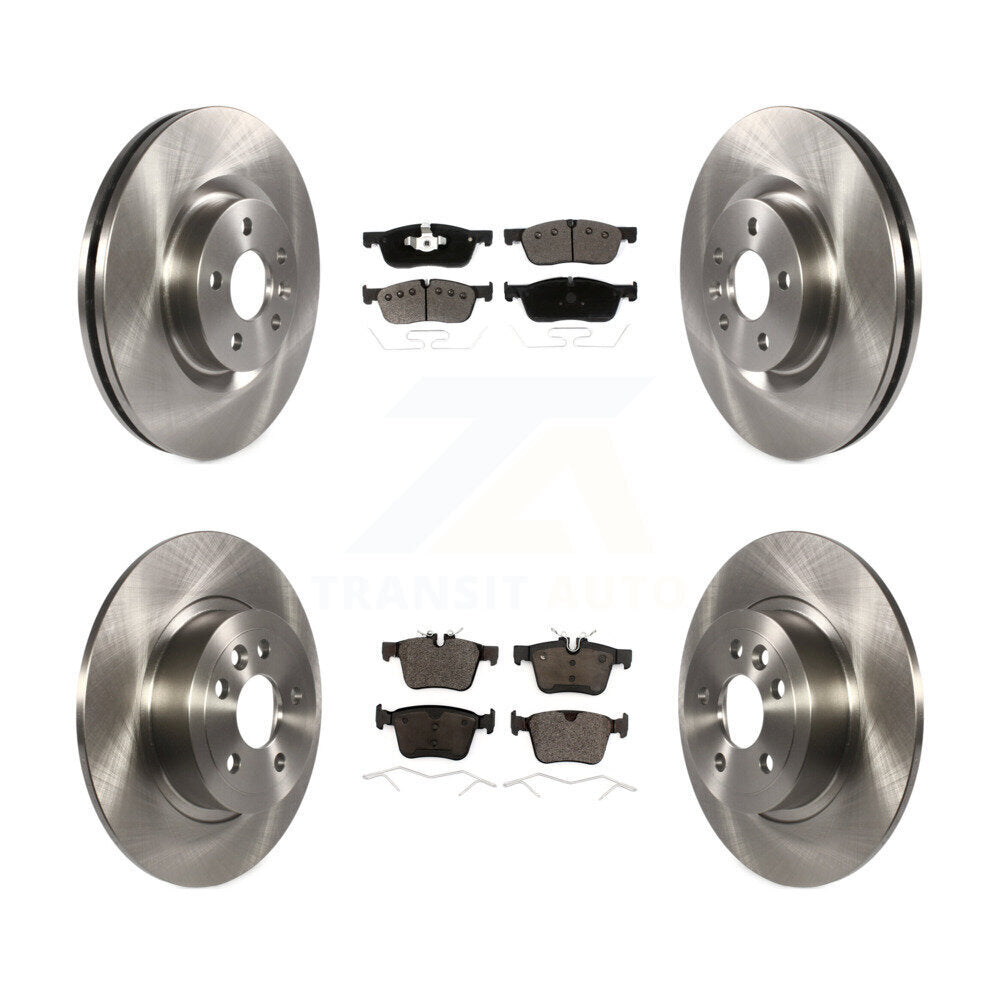 Front Rear Disc Brake Rotors And Ceramic Pads Kit For Land Rover Range Evoque