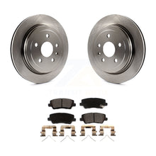 Charger l&#39;image dans la galerie, Rear Disc Brake Rotors And Ceramic Pads Kit For Cadillac CTS