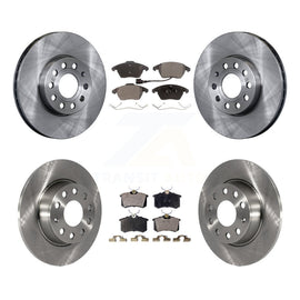 Front Rear Disc Brake Rotors And Ceramic Pads Kit For Volkswagen Beetle
