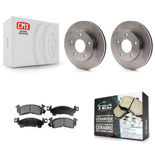 Charger l'image dans la galerie, Front Disc Brake Rotors And Ceramic Pads Kit For GMC Jimmy