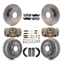 Load image into Gallery viewer, Front Rear Disc Brake Rotors Ceramic Pads And Drum Kit (9Pc) For GMC Jimmy