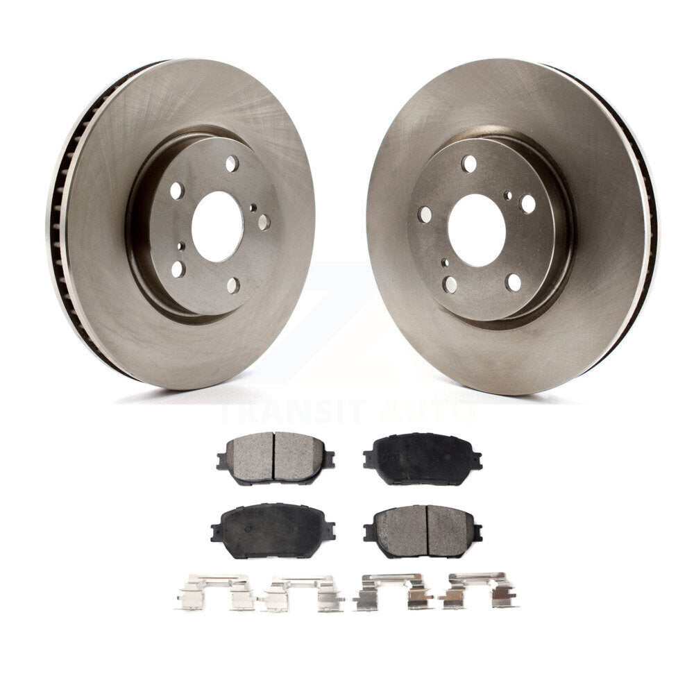 Front Disc Brake Rotors And Ceramic Pads Kit For Lexus IS250 GS300