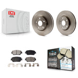 Front Disc Brake Rotors And Ceramic Pads Kit For Lexus IS250 GS300