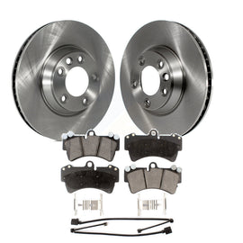 Front Brake Rotor Ceramic Pad Kit For Audi Q7 Porsche Cayenne Volkswagen Touareg